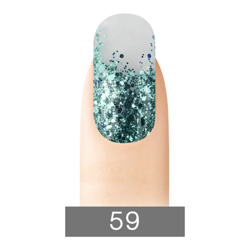 Cre8tion Nail Art Glitter, 059 0.5oz KK1031 